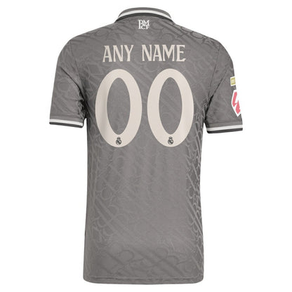 Real Madrid Originals 2024/25 Third Custom Jersey - Charcoal | Adidas for sale
