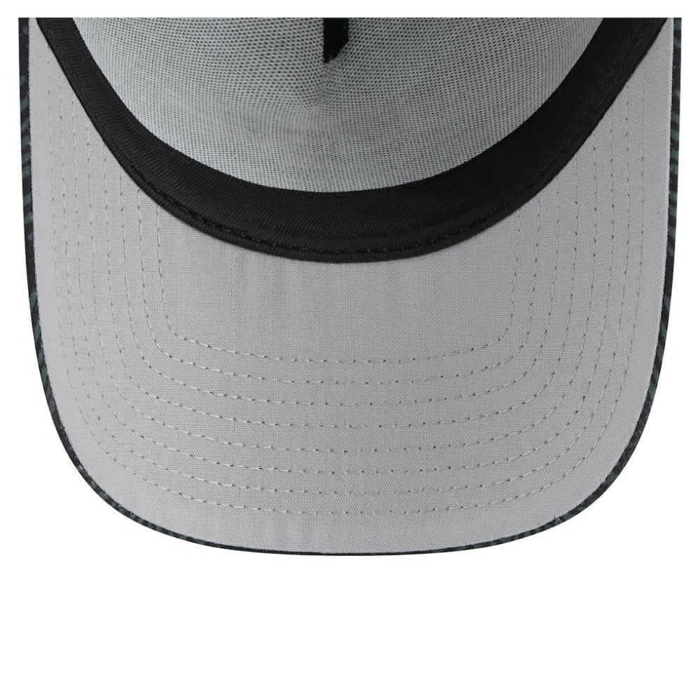 Washington Nationals 9FORTY A-Frame Trucker Adjustable Hat - Black | New Era