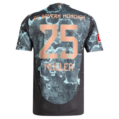 Thomas Müller Bayern Munich 2024/25 Away Player Jersey - Black | Adidas online