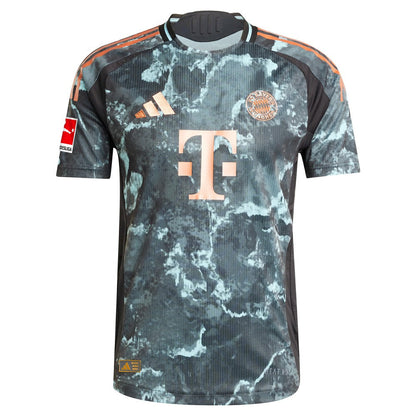 Jamal Musiala Bayern Munich 2024/25 Away Player Jersey - Black | Adidas on sale