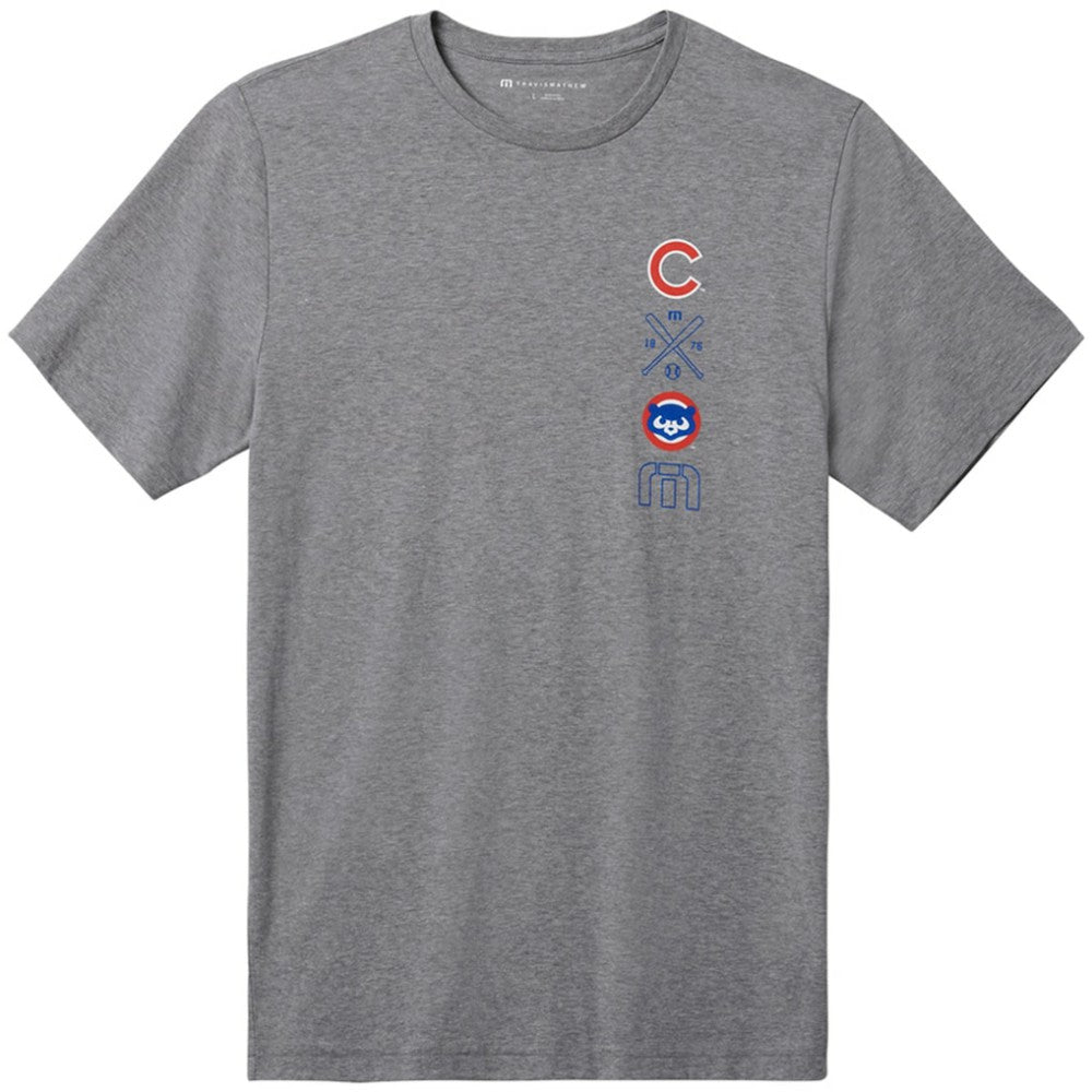 Chicago Cubs TravisMathew Sunset Slam T-Shirt - Gray