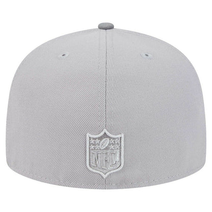 Pittsburgh Steelers New Era Iron Cloud 59FIFTY Fitted Hat - Gray/Graphite discount