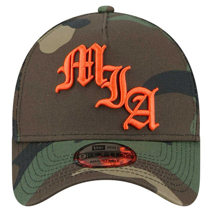 Miami Dolphins New Era Mystic Camo A-Frame 9FORTY Adjustable Hat - Camo for sale