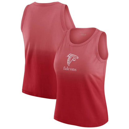 Atlanta Falcons WEAR by Erin Andrews x Gracie Hunt Women's Ombre Tank Top - Scarlet cheap