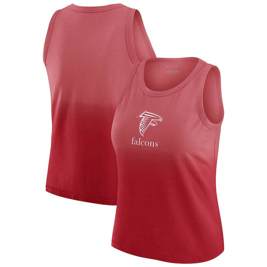 Atlanta Falcons WEAR by Erin Andrews x Gracie Hunt Women's Ombre Tank Top - Scarlet cheap