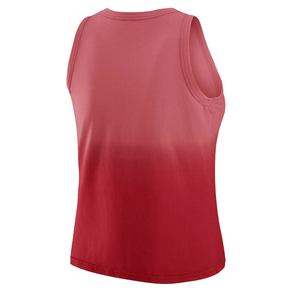 Atlanta Falcons WEAR by Erin Andrews x Gracie Hunt Women's Ombre Tank Top - Scarlet cheap
