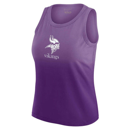 Minnesota Vikings WEAR by Erin Andrews x Gracie Hunt Women's Ombre Tank Top - Purple on sale
