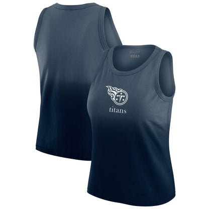 Tennessee Titans WEAR by Erin Andrews x Gracie Hunt Women's Ombre Tank Top - Navy cheap