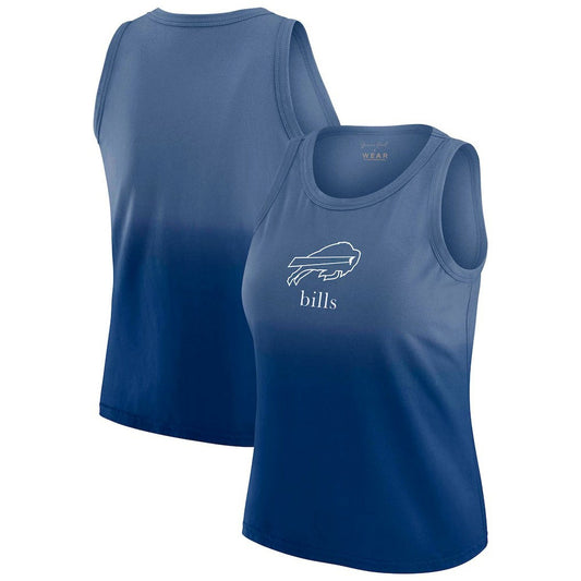 Buffalo Bills WEAR by Erin Andrews x Gracie Hunt Women's Ombre Tank Top - Royal on sale