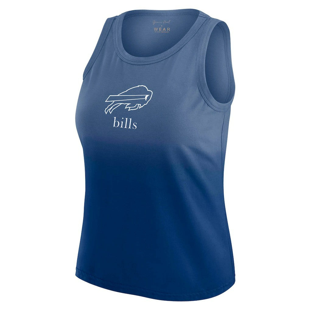Buffalo Bills WEAR by Erin Andrews x Gracie Hunt Women's Ombre Tank Top - Royal on sale