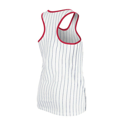 Boston Red Sox Women's Gameday Pinstripe Tank Top - White | New Era