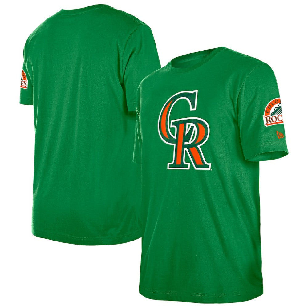 Colorado Rockies St. Patrick's Day Shamrock Fill T-Shirt - Kelly Green | New Era