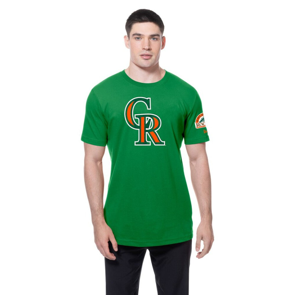 Colorado Rockies St. Patrick's Day Shamrock Fill T-Shirt - Kelly Green | New Era