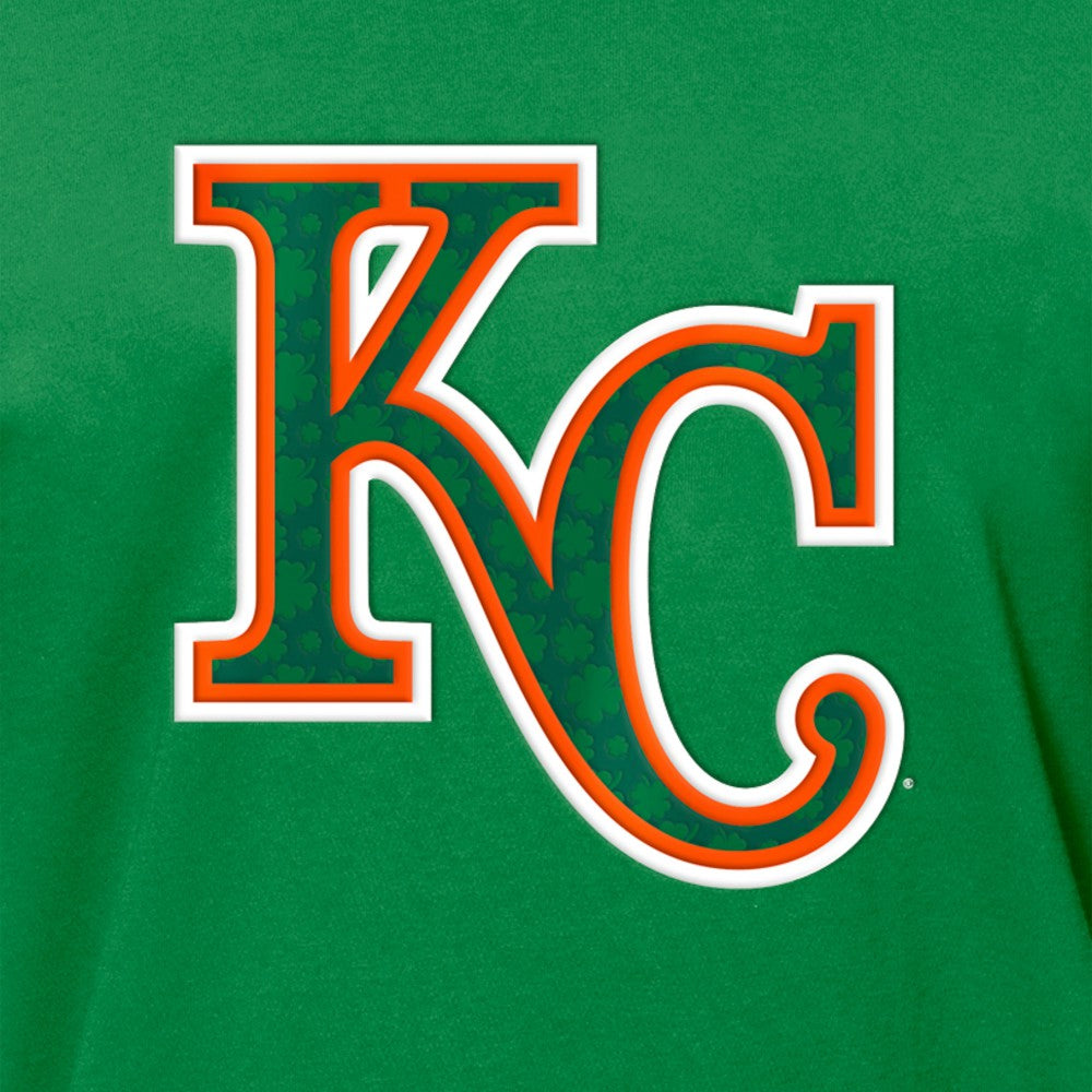 Kansas City Royals St. Patrick's Day Shamrock Fill T-Shirt - Kelly Green | New Era