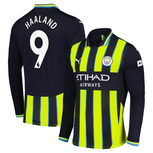Erling Haaland Manchester City 2024/25 Away Replica Long Sleeve Player Jersey - Navy | Puma online