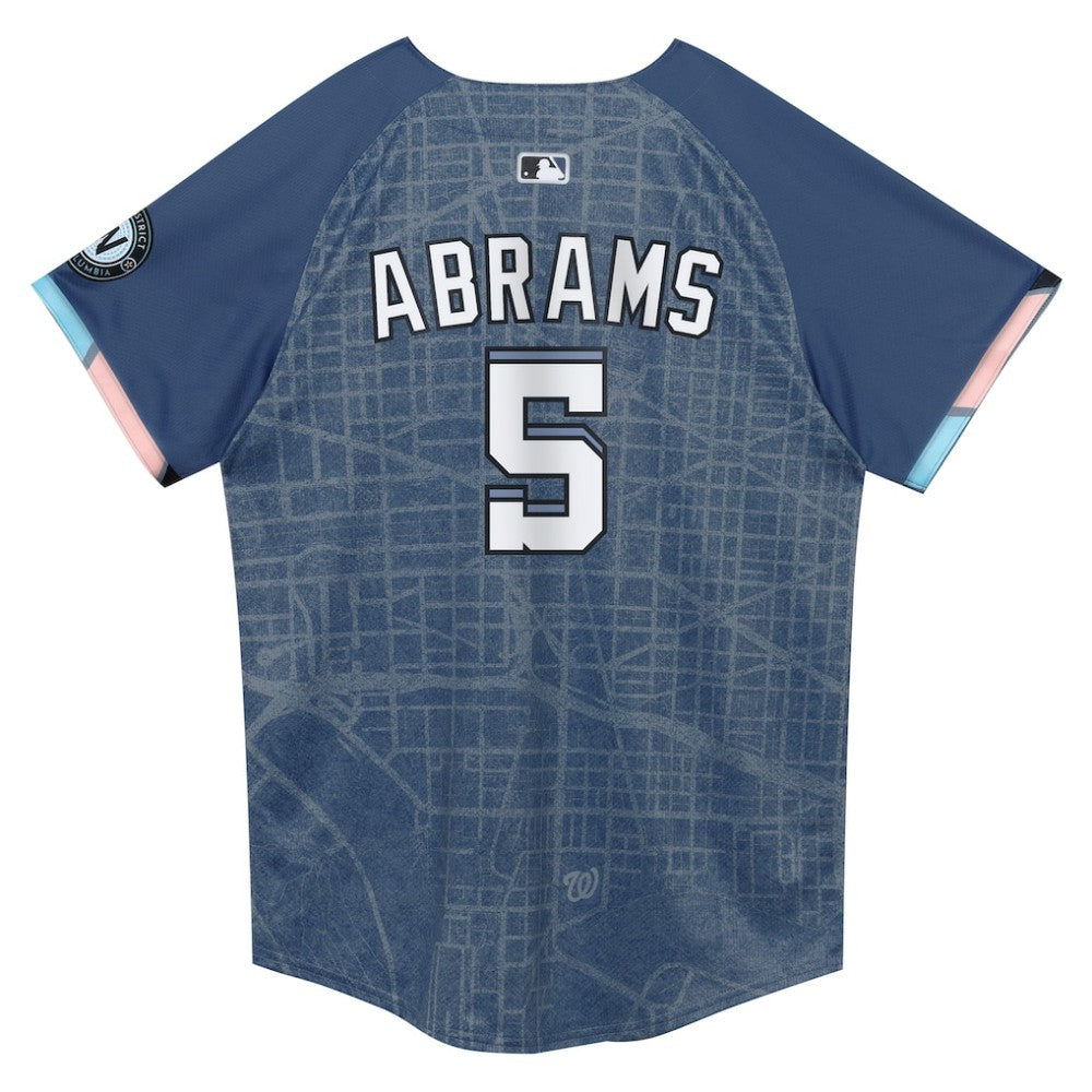 CJ Abrams Washington Nationals Preschool City Connect 2025 Limited Player Jersey - Blue | Nike