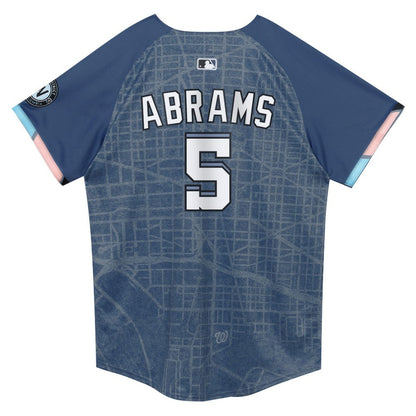 CJ Abrams Washington Nationals Preschool City Connect 2025 Limited Player Jersey - Blue | Nike