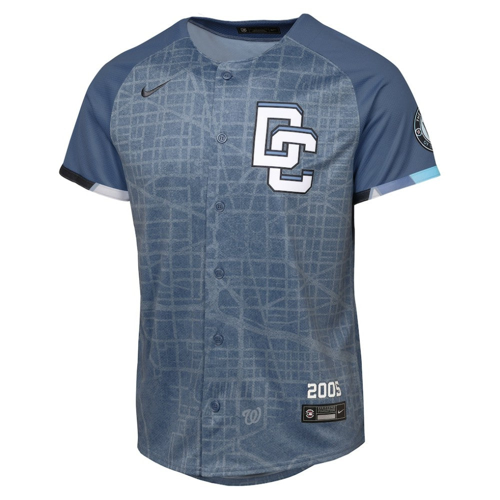 Washington Nationals Youth 2025 City Connect Limited Jersey - Blue | Nike