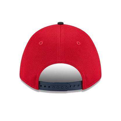 Washington Nationals 2025 Batting Practice 9FORTY M-Crown Adjustable Hat - Red/Black | New Era