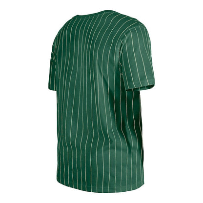 Athletics Throwback Pinstripe T-Shirt - Green | New Era