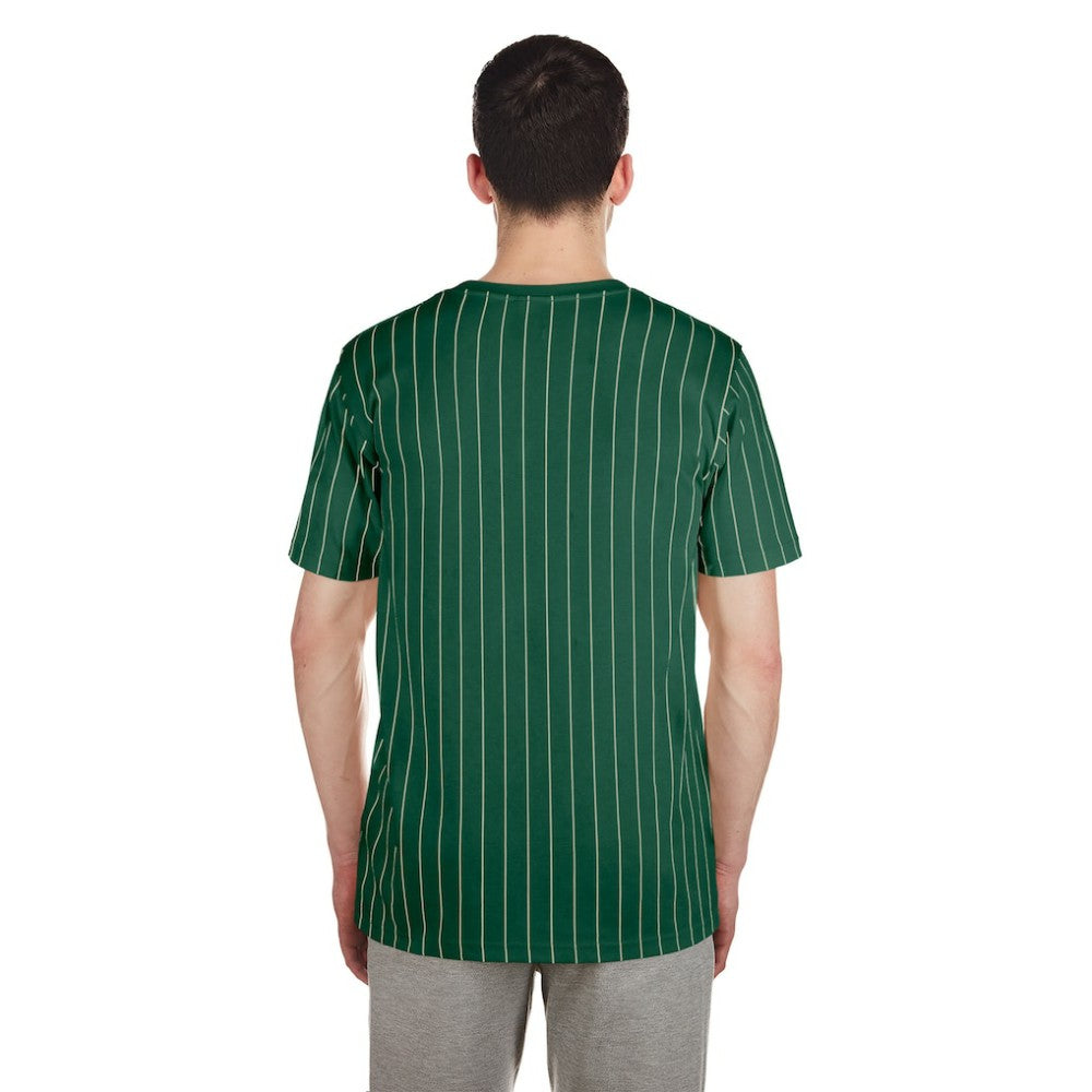 Athletics Throwback Pinstripe T-Shirt - Green | New Era