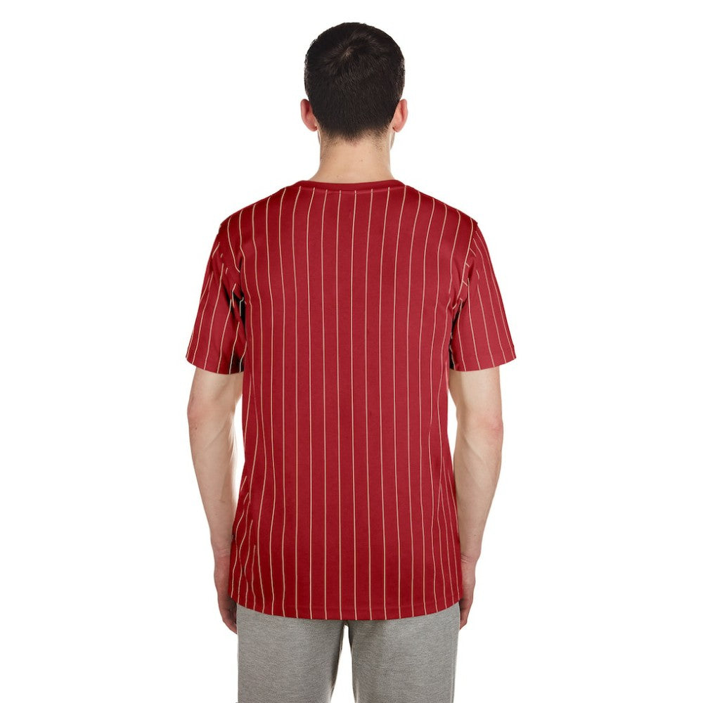 Arizona Diamondbacks Throwback Pinstripe T-Shirt - Red | New Era