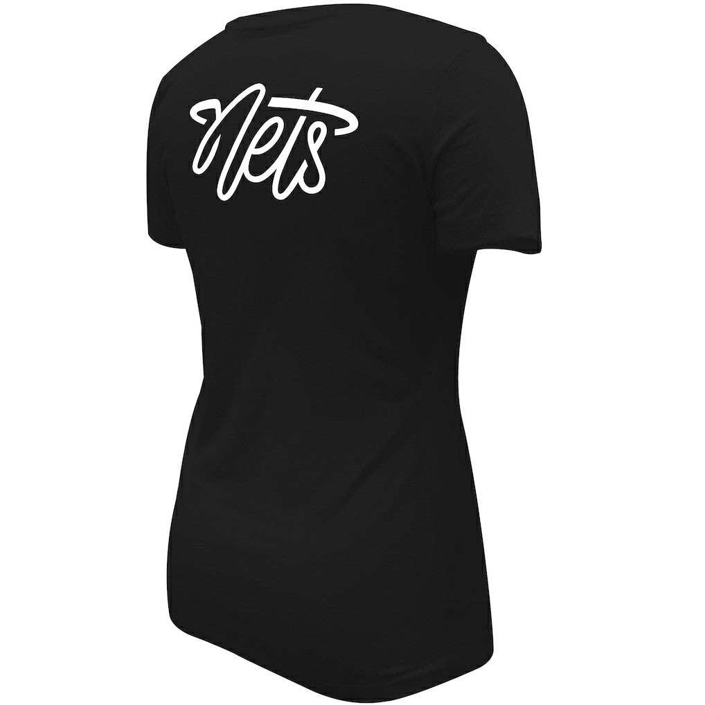 Brooklyn Nets Stadium Essentials Women's Origins Script T-Shirt - Black online