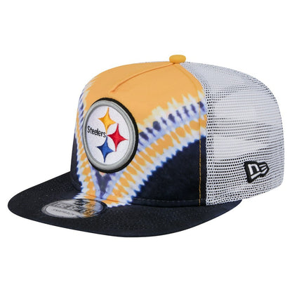 Pittsburgh Steelers New Era Throwback Dye Golfer Snapback Hat - Gold/Black outlet