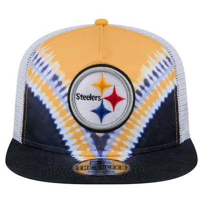 Pittsburgh Steelers New Era Throwback Dye Golfer Snapback Hat - Gold/Black outlet