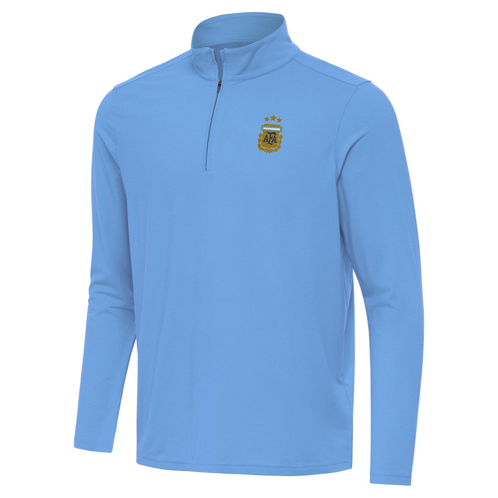 Argentina National Team Antigua Intent Quarter-Zip Pullover Top - Powder Blue online