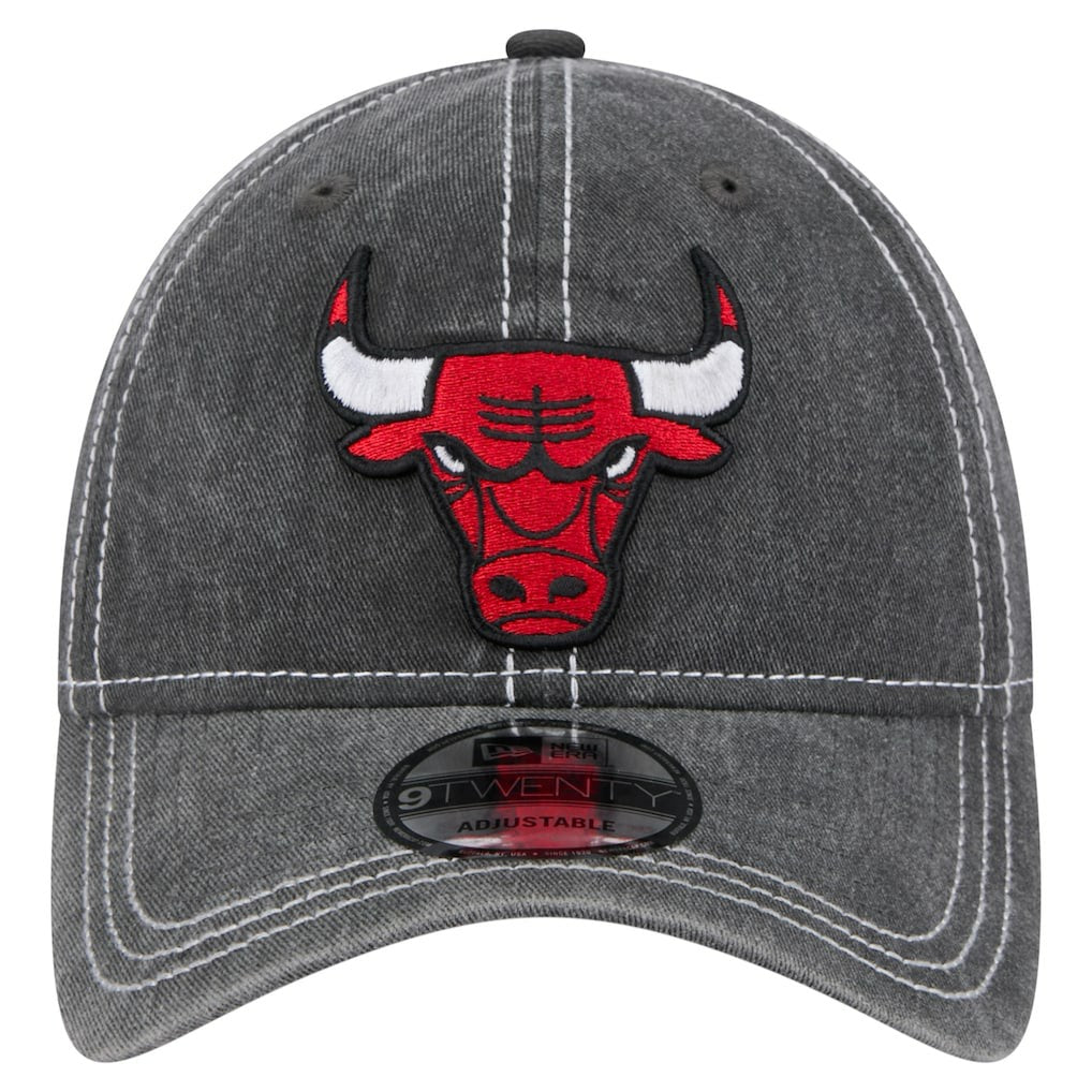 Chicago Bulls Pigment Dyed 9TWENTY Adjustable Hat - Black | New Era online