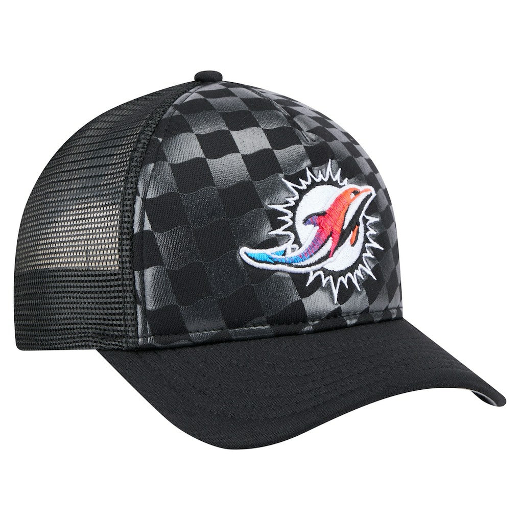 Miami Dolphins New Era Gradient 9FORTY Adjustable Hat - Black outlet