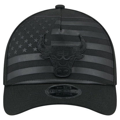 Chicago Bulls Game Day Flag A-Frame 9FORTY Adjustable Hat - Black | New Era on sale