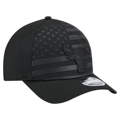 Chicago Bulls Game Day Flag A-Frame 9FORTY Adjustable Hat - Black | New Era on sale