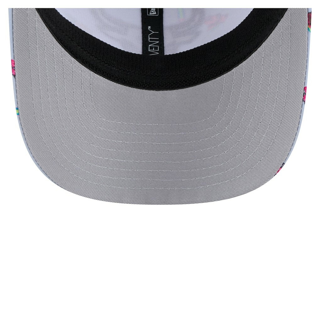 Chicago Bulls Adventure Aloha Pattern 9SEVENTY Stretch-Snap Hat - Light Blue/Gray | New Era for sale