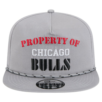 Chicago Bulls Throwback Property Of Golfer Snapback Hat - Gray | New Era shop