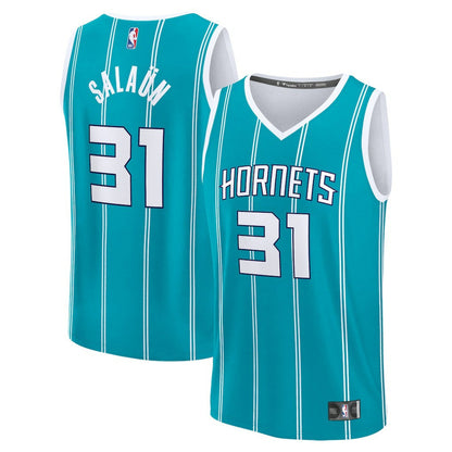 Tidjane Salaun Charlotte Hornets 2024 NBA Draft Fast Break Player Jersey - Icon Edition - Teal | Fanatics online