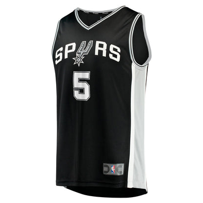 Stephon Castle San Antonio Spurs Youth 2024 NBA Draft Fast Break Player Jersey - Icon Edition - Black | Fanatics online