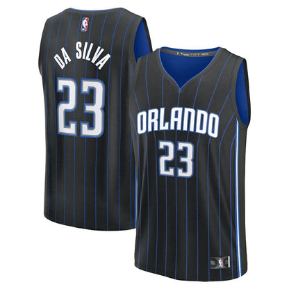 Tristan da Silva Orlando Magic Youth 2024 NBA Draft Fast Break Player Jersey - Icon Edition - Black | Fanatics online