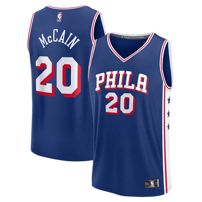 Jared McCain Philadelphia 76ers 2024 NBA Draft Fast Break Player Jersey - Icon Edition - Royal | Fanatics for sale