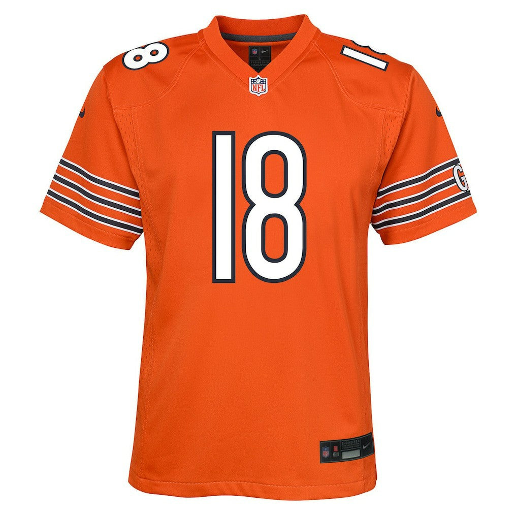 Caleb Williams Chicago Bears Youth Game Jersey - Orange | Nike for sale