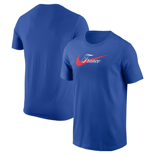 France National Team Team Wordmark Swoosh Core T-Shirt - Royal | Nike online