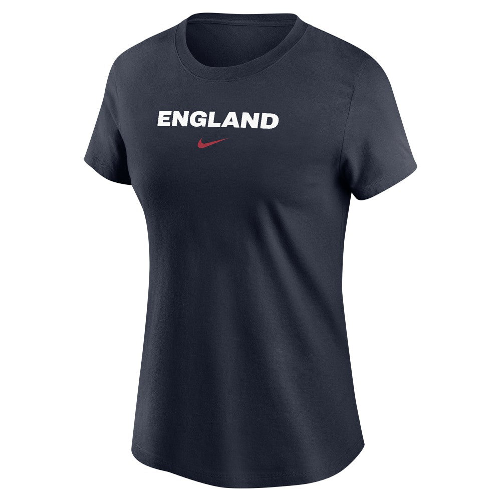 England National Team Women's Wordmark T-Shirt - Navy | Nike cheap