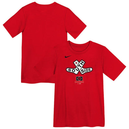 Chicago White Sox Preschool 2025 City Connect Logo T-Shirt - Red | Nike