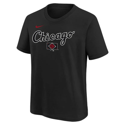 Chicago White Sox Youth 2025 City Connect Wordmark T-Shirt - Black | Nike