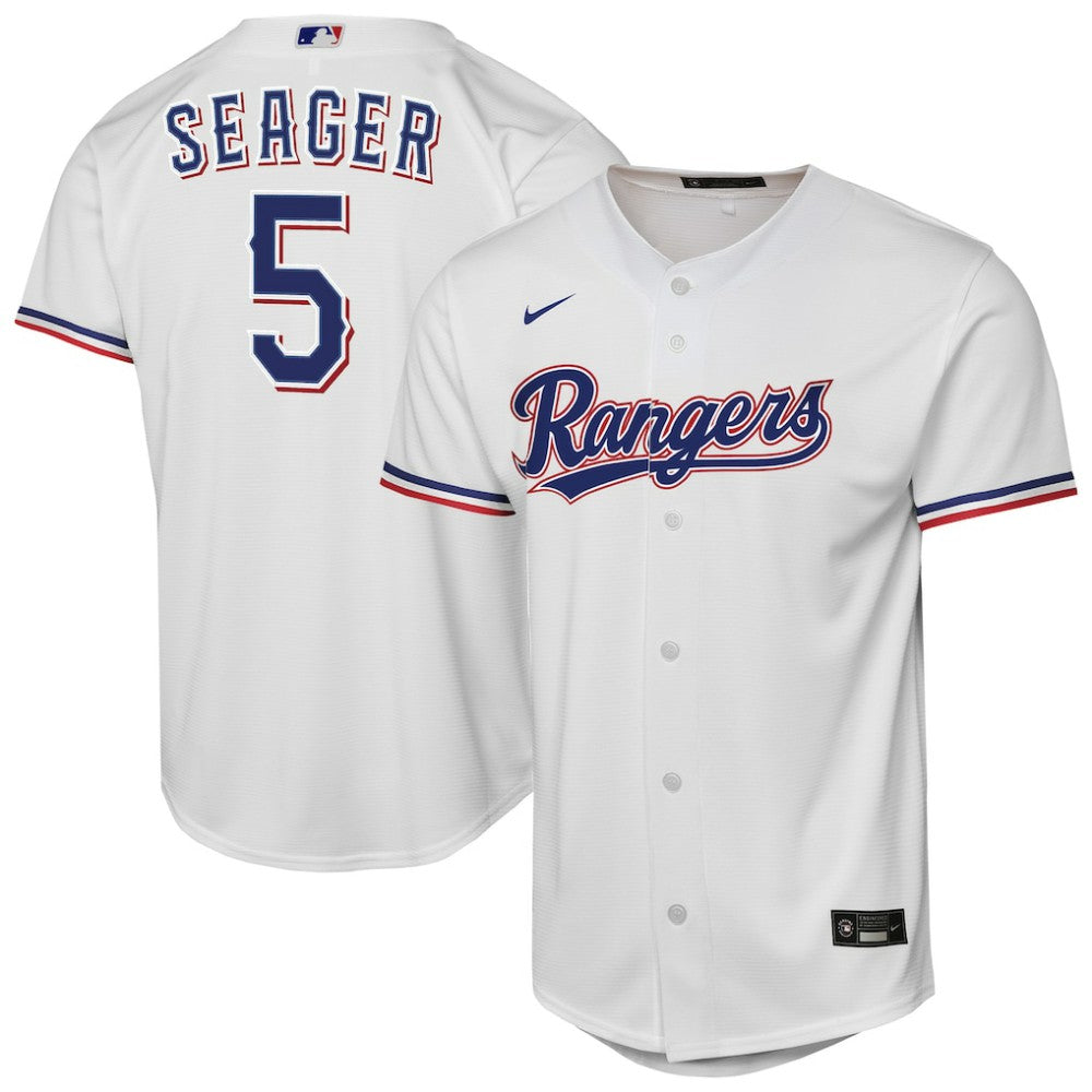 Corey Seager Texas Rangers Youth Home Replica Player Jersey - White | Nike
