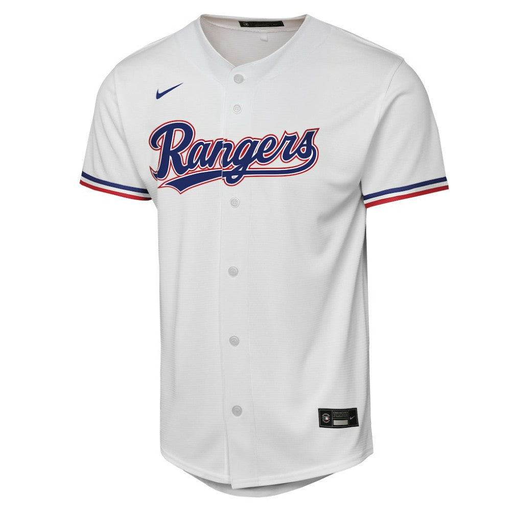 Evan Carter Texas Rangers Youth Home Replica Player Jersey - White | Nike
