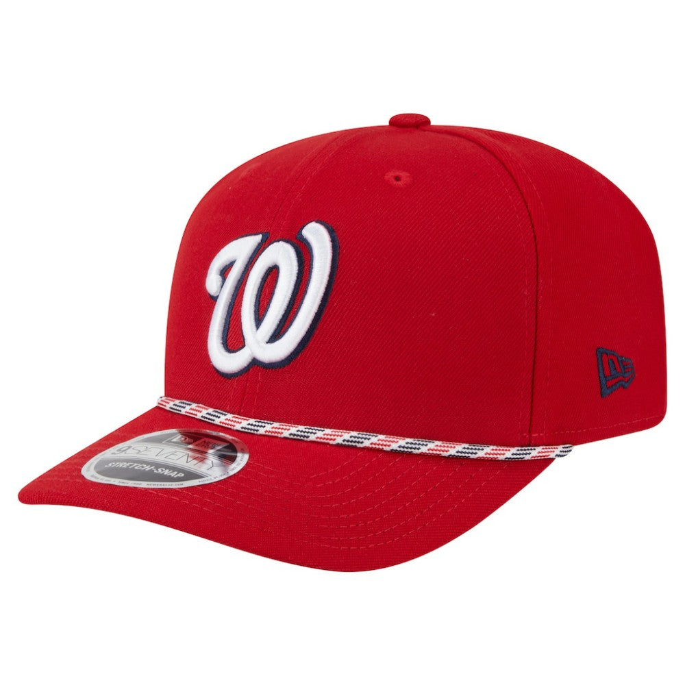 Washington Nationals Multi-Rope 9SEVENTY Stretch-Snap Hat - Red | New Era