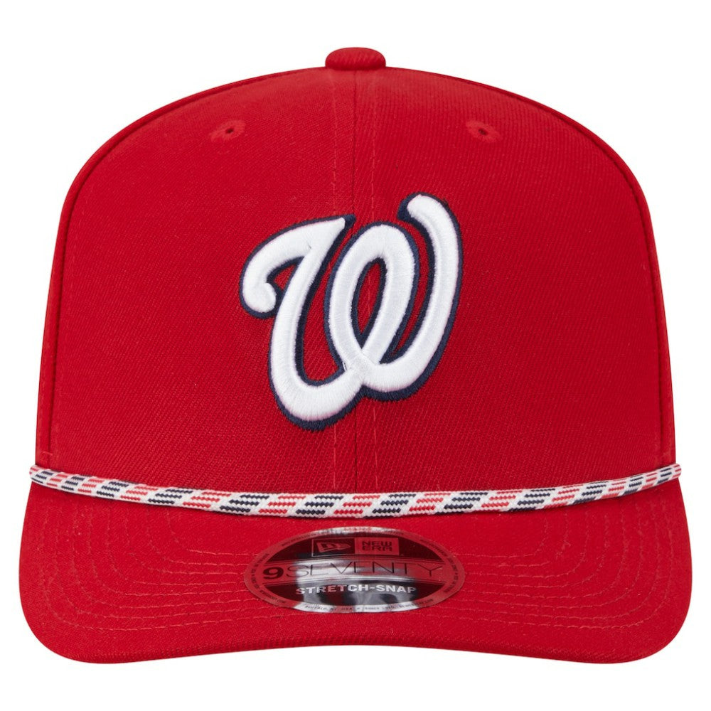 Washington Nationals Multi-Rope 9SEVENTY Stretch-Snap Hat - Red | New Era