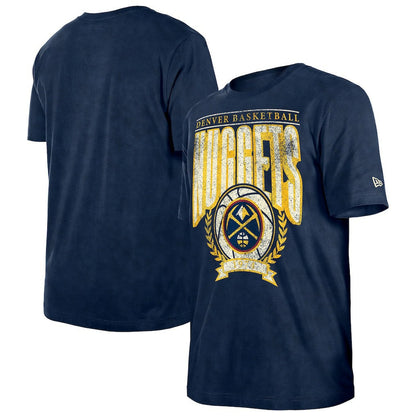 Denver Nuggets Throwback Vintage Boxy Mineral Wash T-Shirt sale - Navy | New Era discount